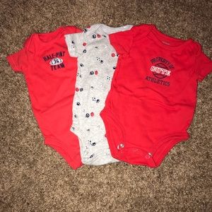 3 piece Carters onesies